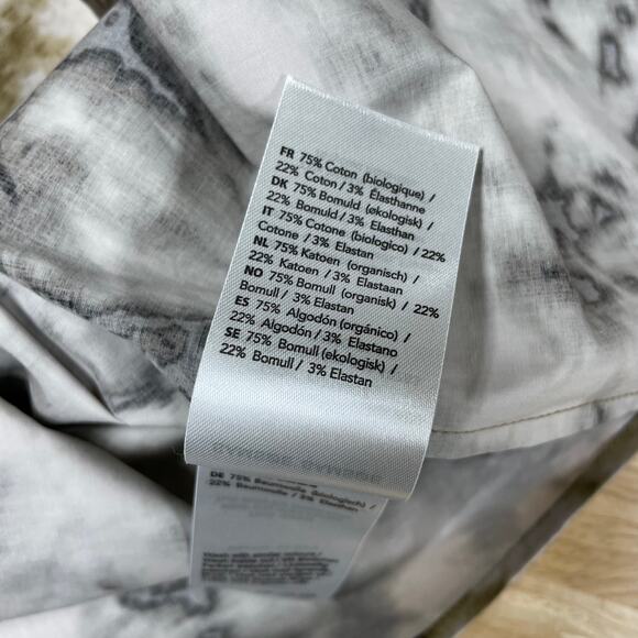 Samsoe Samsoe NWT Tea Shirt Top Camo Clay Size S Oversized Button Front Collar - Picture 11 of 13